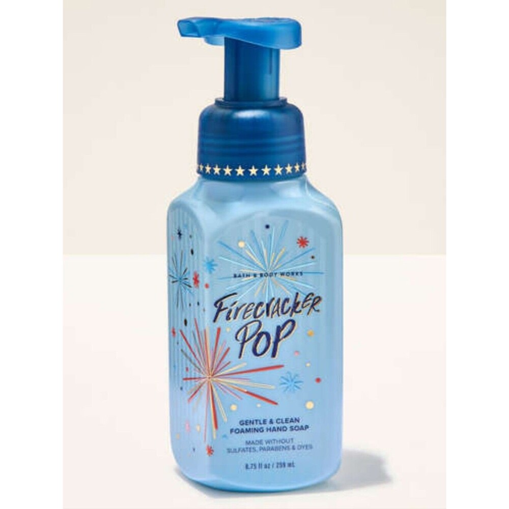 Bath & Body Works Firecracker Pop Gentle Foaming Hand Soap 8oz NEW Rare